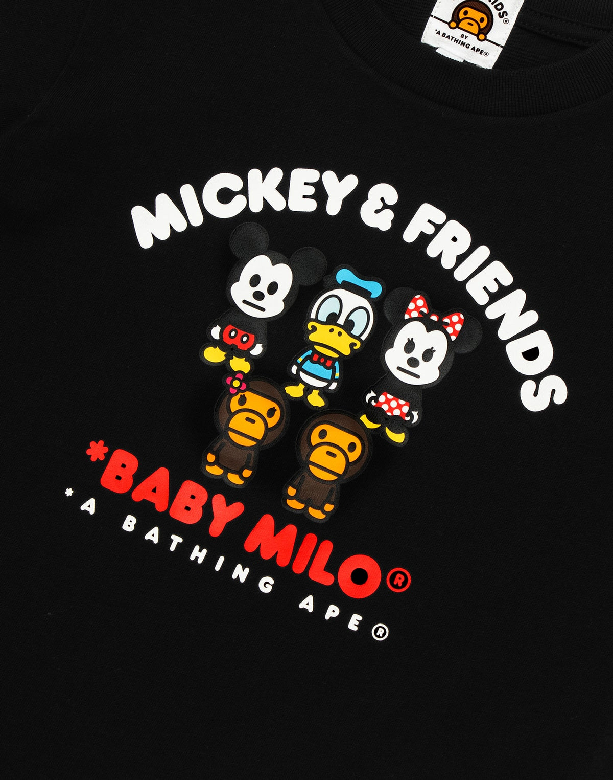 BAPE X DISNEY MICKEY & FRIENDS BABY MILO TEE KIDS