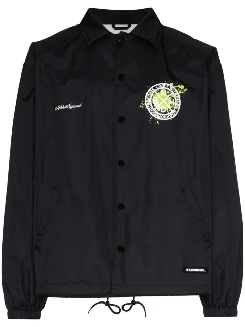 Neighborhood Brooks logo-print jacket