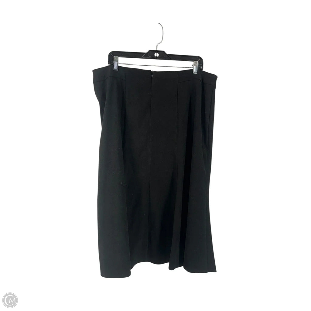 Dress Casual Midi By Briggs In Black, Size: 18