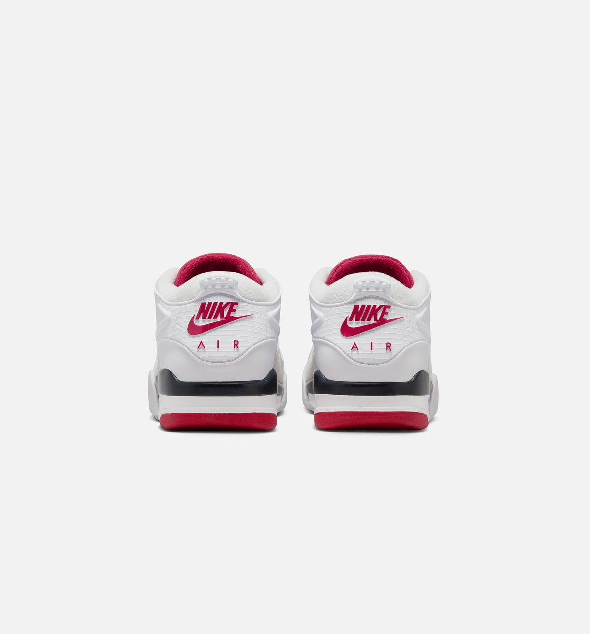 Air Jordan 4 RM Men's Sneakers - White Black Neutral Grey Varsity Red