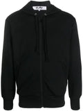 Comme Des Garçons Play x the Artist Invader pixelated-appliqué hoodie