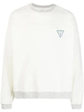 GUESS USA logo-print jersey sweatshirt