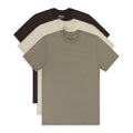 Green/Brown/Beige Multi-Color T-Shirt 3-Pack