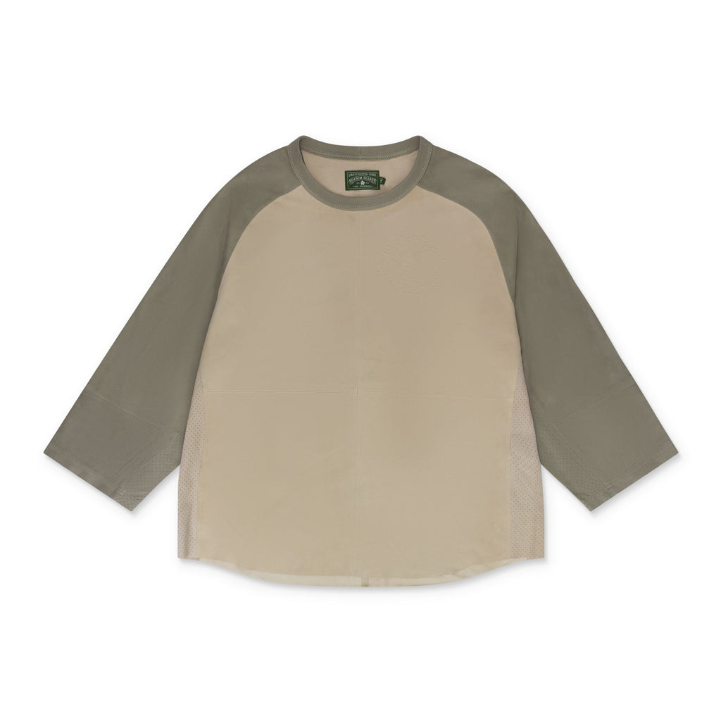 Beige Raglan Longsleeve T-Shirt
