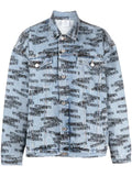 VETEMENTS logo-print denim jacket
