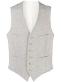 Polo Ralph Lauren herringbone wool-blend waistcoat