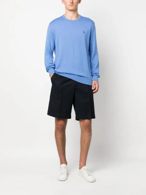 Polo Ralph Lauren logo-embroidered cotton-blend jumper