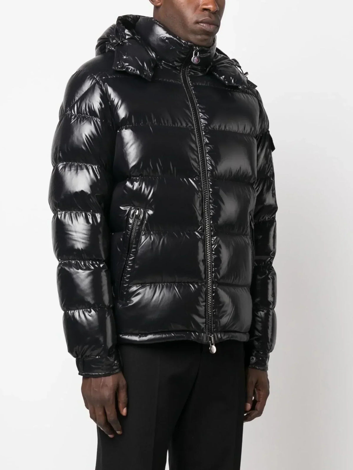 Moncler Maya Down Jacket in Matte Black