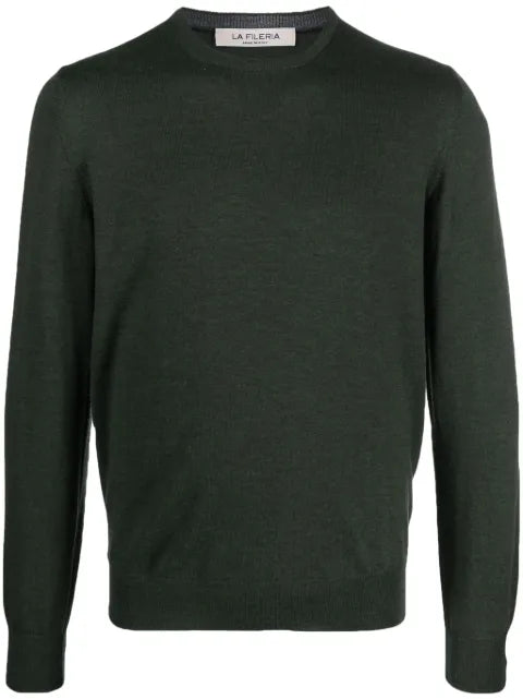 Fileria virgin-wool fine-knit jumper