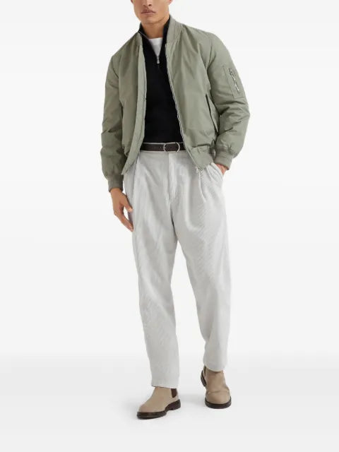 Brunello Cucinelli cashmere half-zip sweater