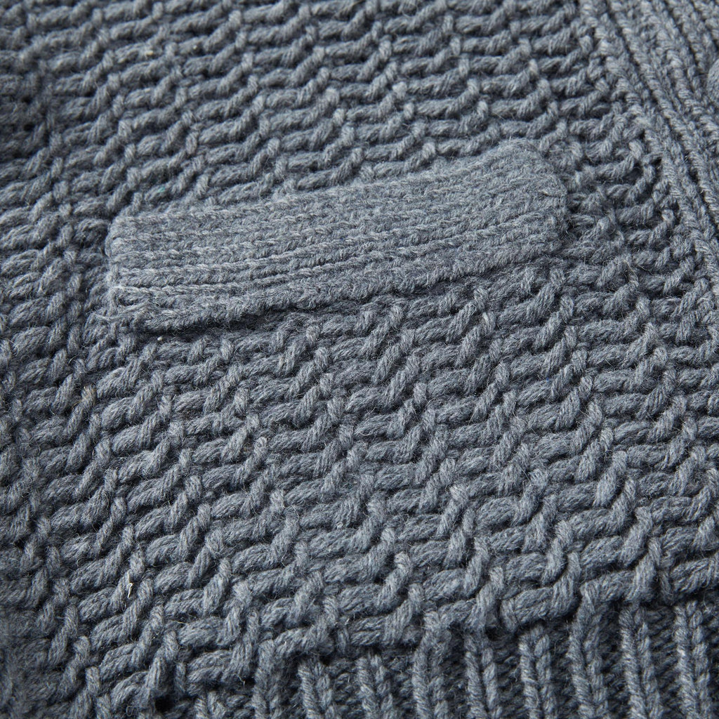 wool knit cardigan