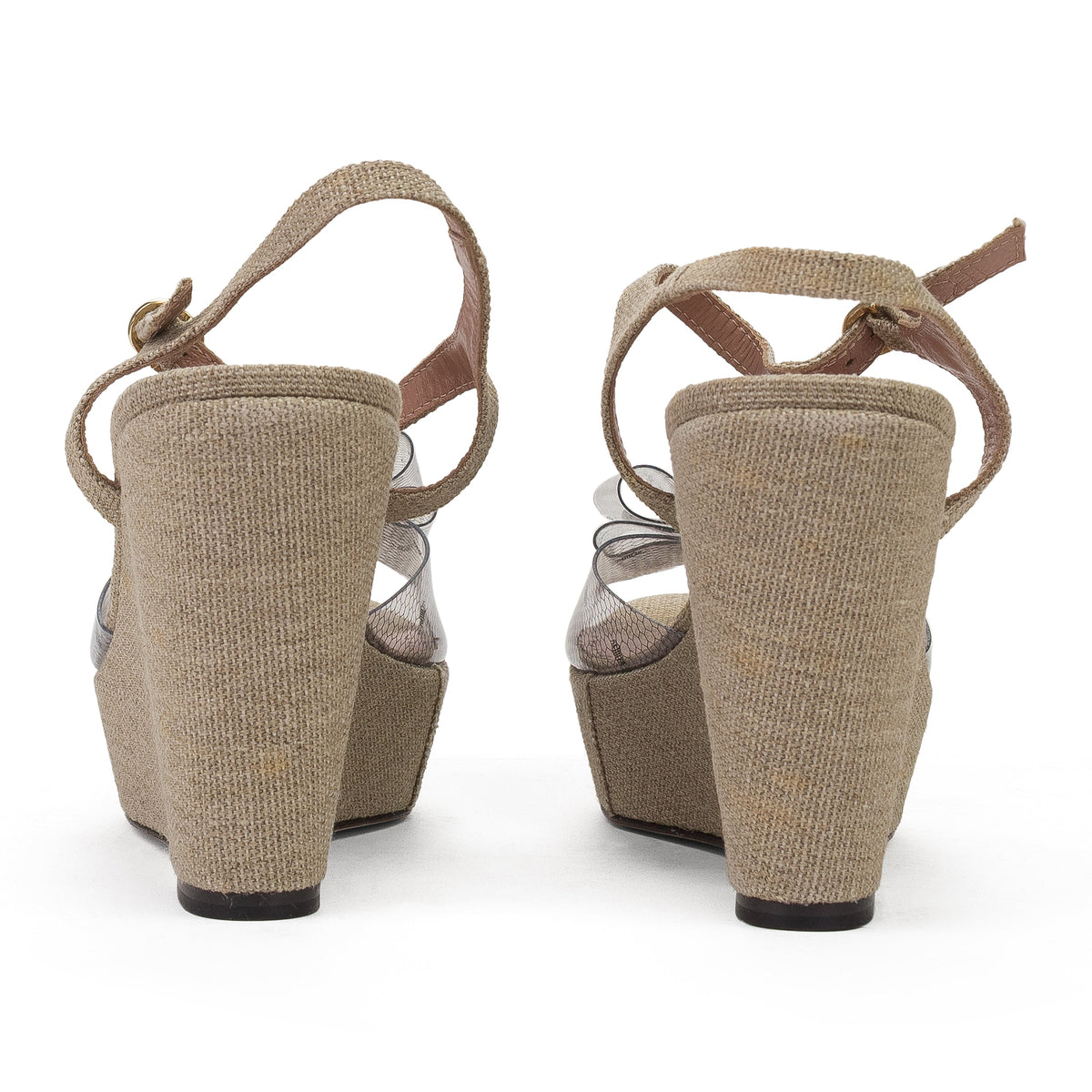 TAN WEDGE HEELS
