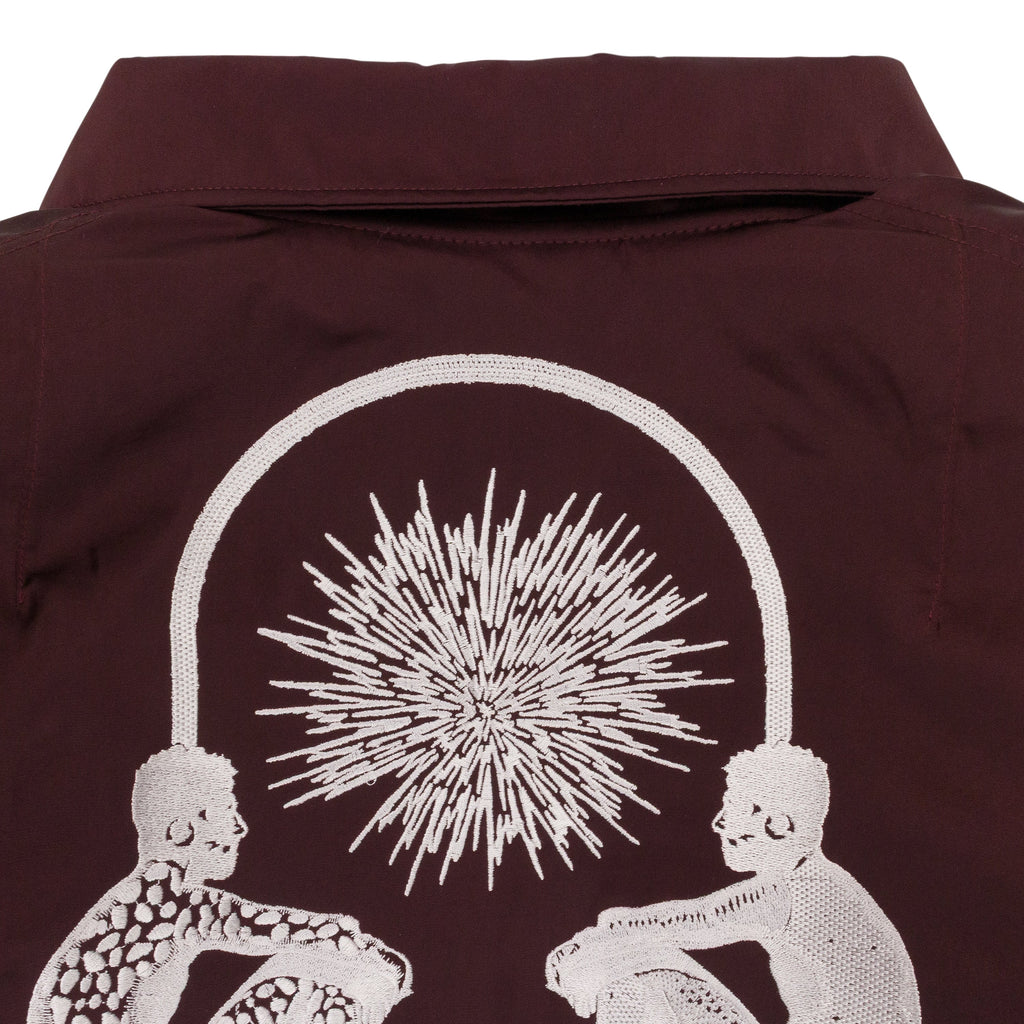 MAROON SIGNAL BOMBER