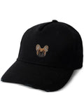 PELO FOUNDATION bulldog-patch baseball cap