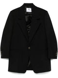 Marine Serre twill blazer