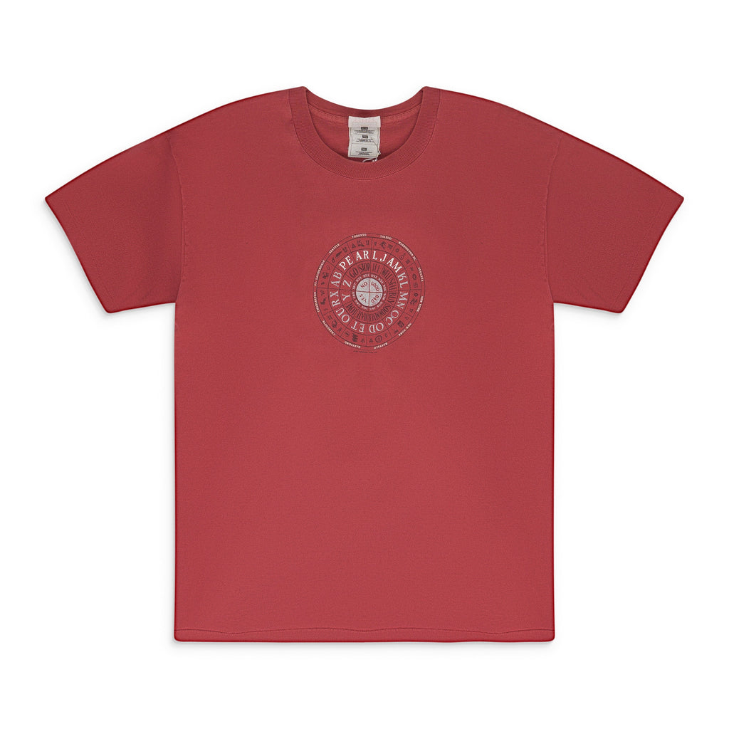 RED PEARL JAM AMES BROTHERS NO CODE T-SHIRT