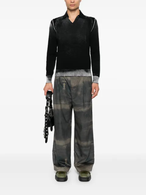 Diesel K-Lorenzo collar polo sweater