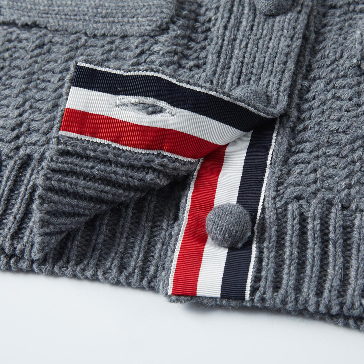 wool knit cardigan
