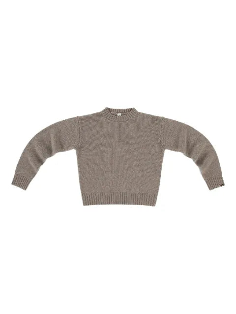 extreme cashmere ribbed trim sweater