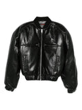 LỰU ĐẠN zip-up bomber jacket