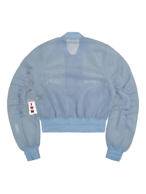 Walter Van Beirendonck semi-sheer bomber jacket