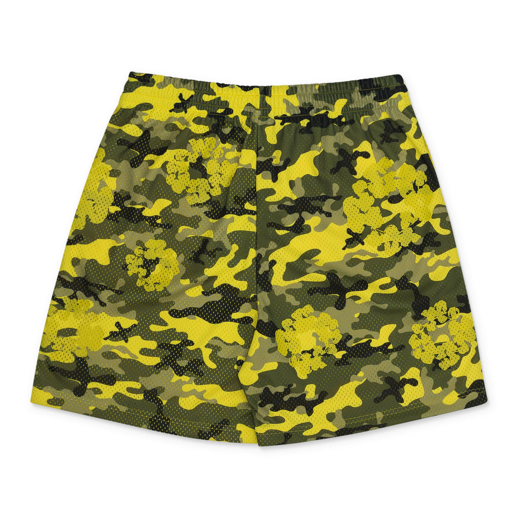 Yellow Wreath Camo Shorts