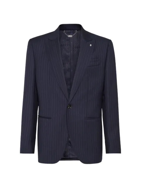 Billionaire Gessato pinstripe single-breasted blazer