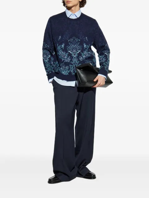 ETRO floral-jacquard sweater