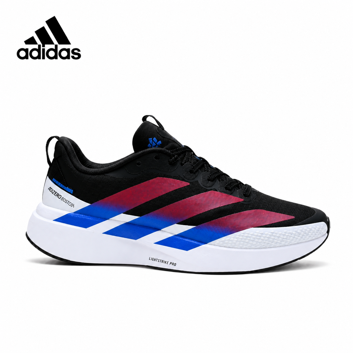 Adidas K81801550 Unisex Running Shoes | Black/Red High-Contrast Edition - Black/Red