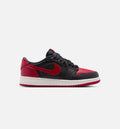 Air Jordan 1 Retro Low OG Grade School Lifestyle Shoe - Black/Varsity Red/Summit White