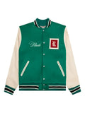 RHUDE tile-pattern bomber jacket
