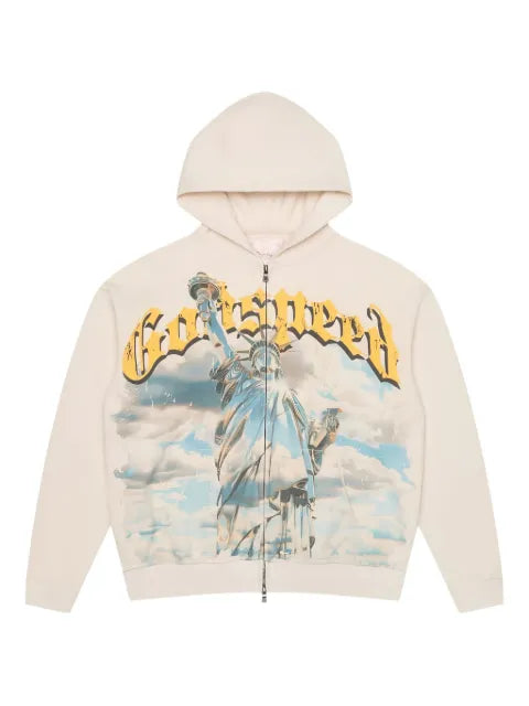 GODSPEED Chrome Liberty zip hoodie