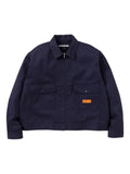Neighborhood flap-pocket zip-front shirt jacket