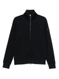 Moncler zip-up logo-patch sweatshirt