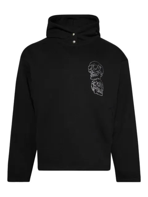 THUG CLUB crystal-embellished hoodie