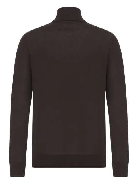 Zegna turtleneck ribbed-hem sweater