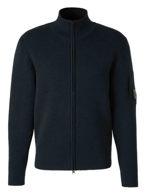 C.P. Company zip-up knit jersey