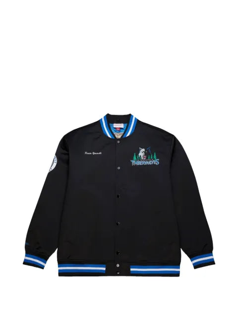 Mitchell & Ness x NBA Minnesota Timberwolves Kevin Garnett bomber jacket