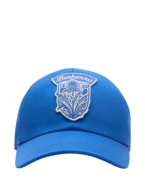 Burberry Thistle Shield gabardine baseball cap