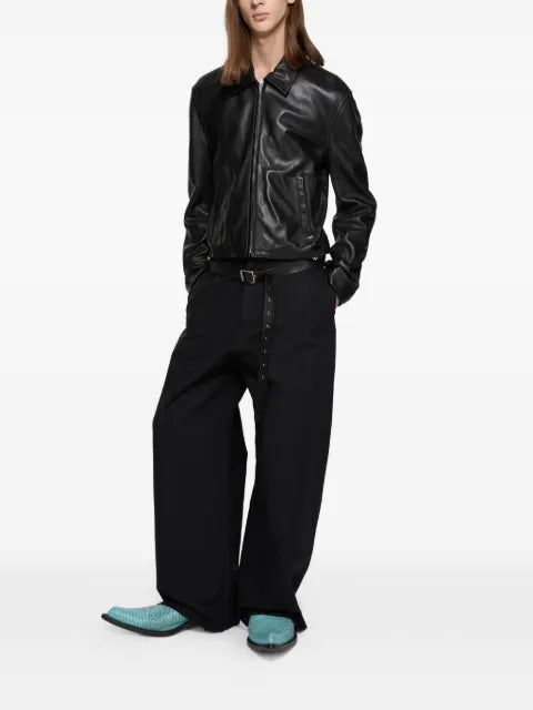 Acne Studios leather biker jacket