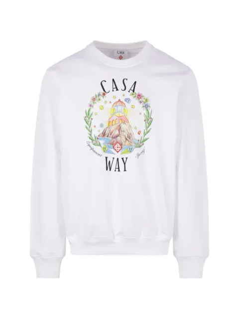 Casablanca Casa Way crew neck sweatshirt