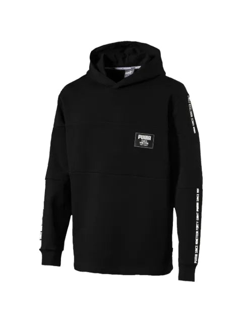 PUMA Rebel Block patch to the front hoodie