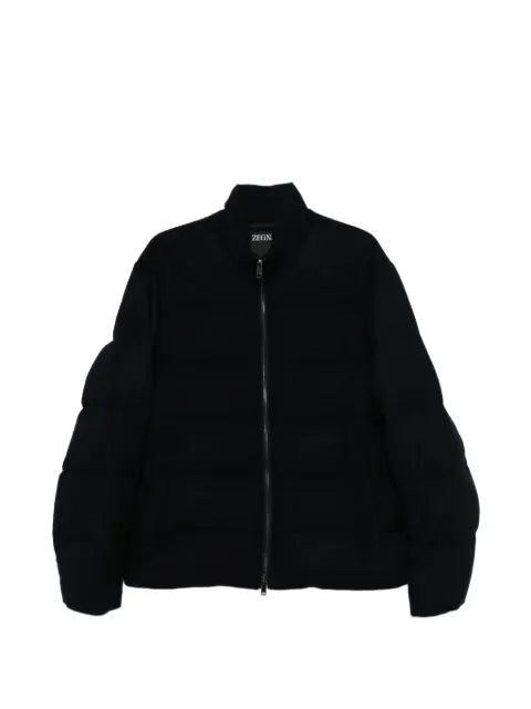 Zegna zip-fastening long-sleeve jacket