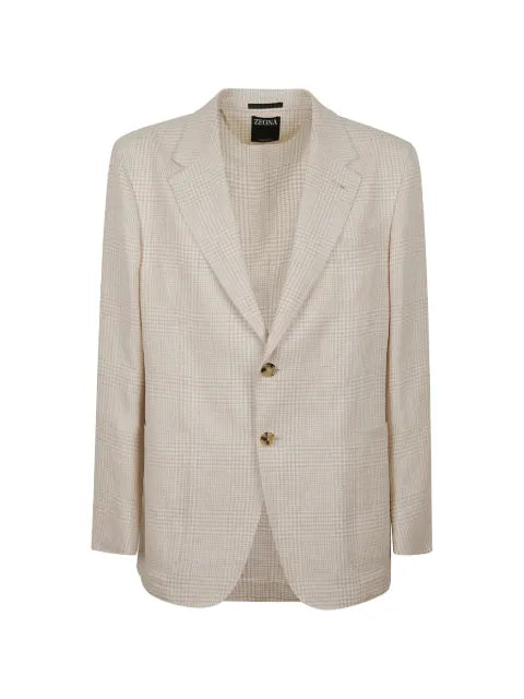 Zegna houndstooth-pattern blazer