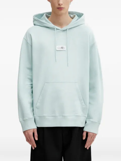 MM6 Maison Margiela logo-patch hoodie