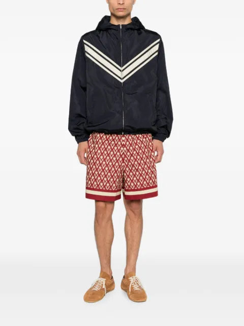 Valentino Garavani chevron-print jacket