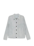 Eleventy buttoned suede jacket