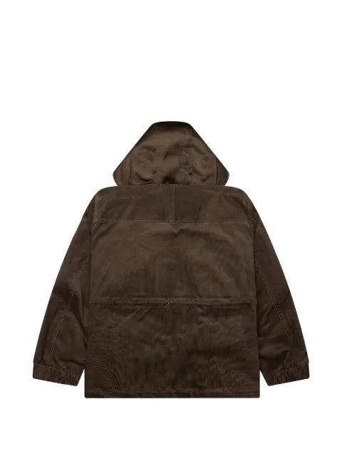sacai hooded corduroy jacket