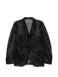 Black Comme Des Garçons mesh blazer