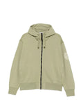 Stone Island logo-print zip-up hoodie